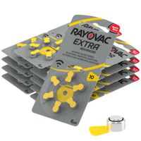 Blister de 06 Pilas Rayovac 10 para Audifonos Medicados
