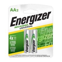 Pila AA Recargable ENERGIZER 2000 mAh. Blister de 02 pilas.