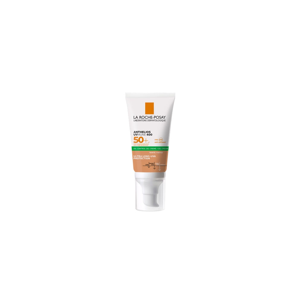 Tratamiento Facial La Roche Posay Anthelios Xl Gel Crema Toque Seco C/Color Spf 50+ 50 Ml