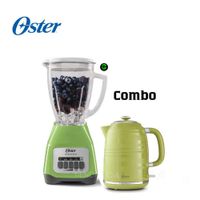 COMBO Oster Licuadora BLSTKAGKPB Hervidor Eléctrico BVSTKT4177K Verde