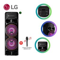 Torre de sonido LG XBOOM RNC9 Doble Woofer - Karaoke