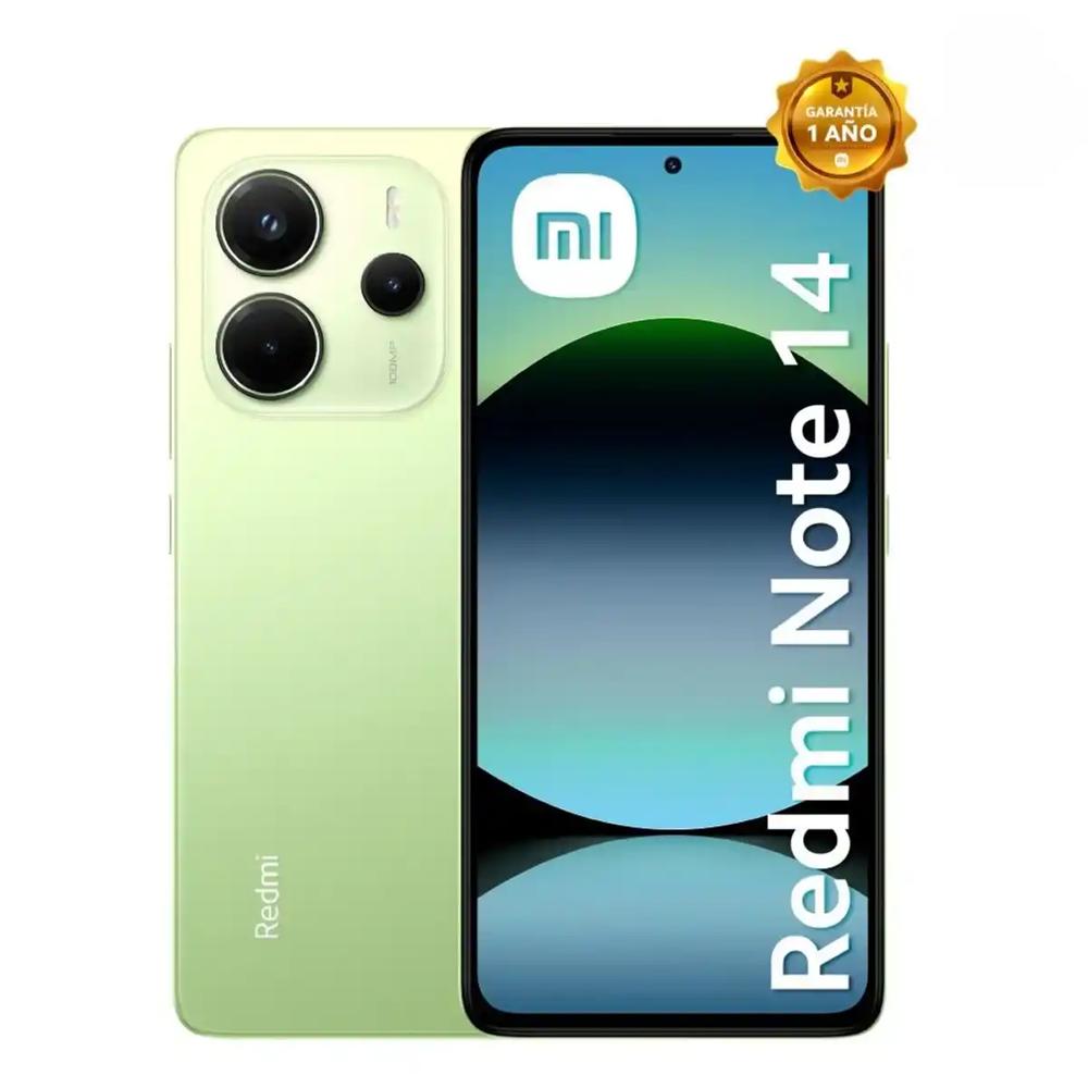 XIAOMI REDMI NOTE 14 8GB RAM 256GB ROM COLOR VERDE LIMÓN