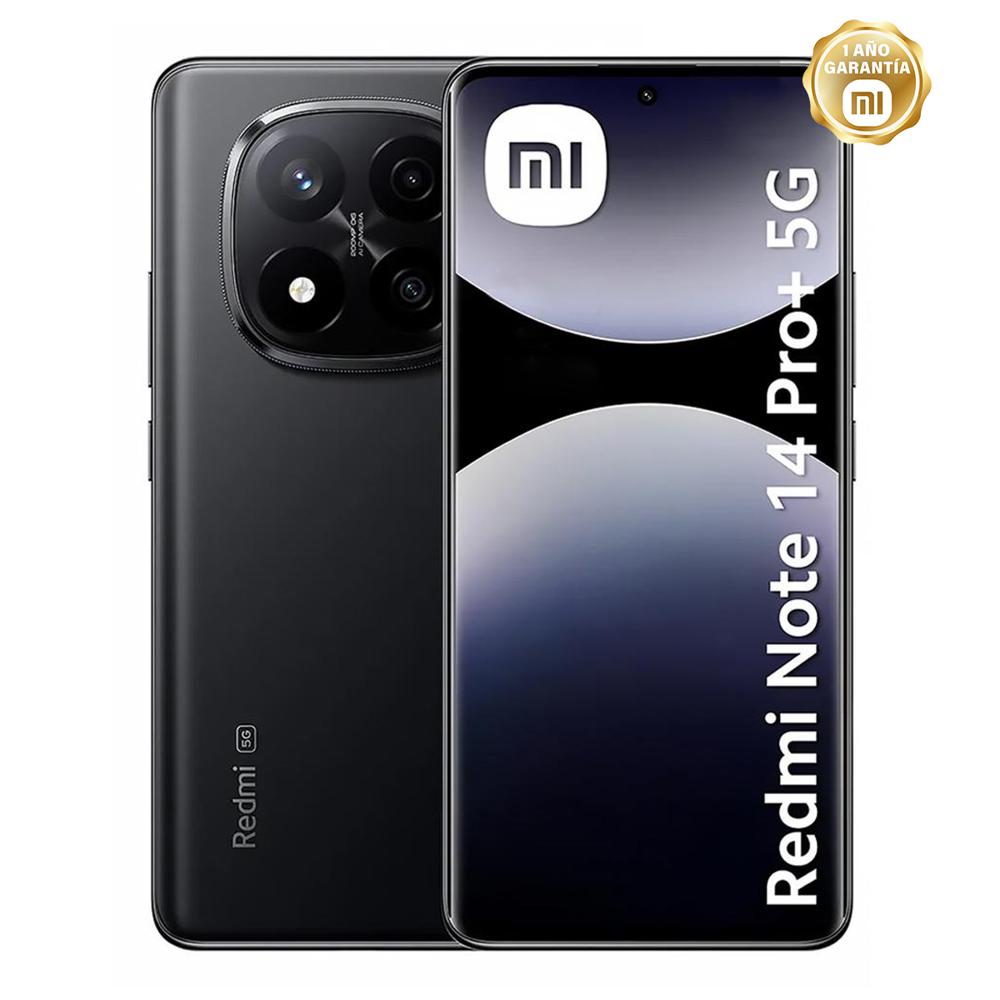 Celular Xiaomi Redmi Note 14 PRO PLUS 5G 8GB+256GB Black - EU