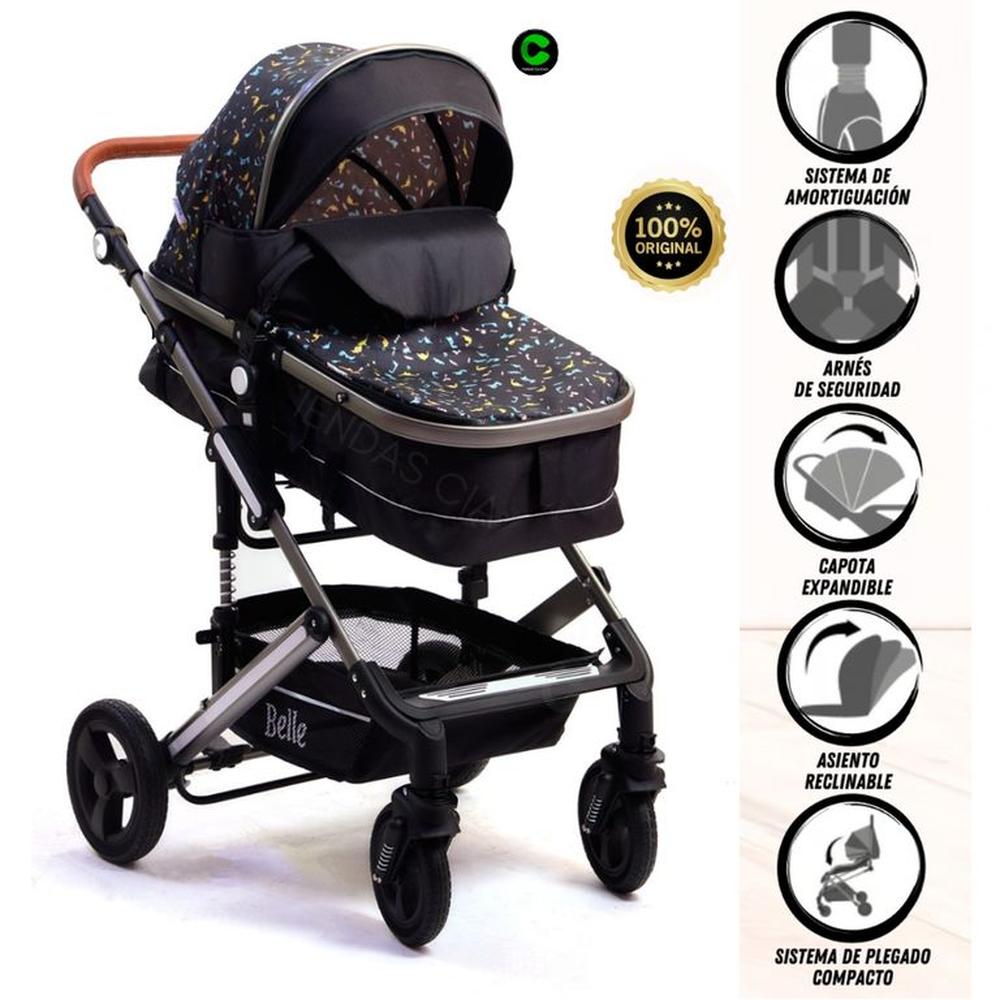 COCHE DEPORTIVO MOISÉS BELLE BLACK