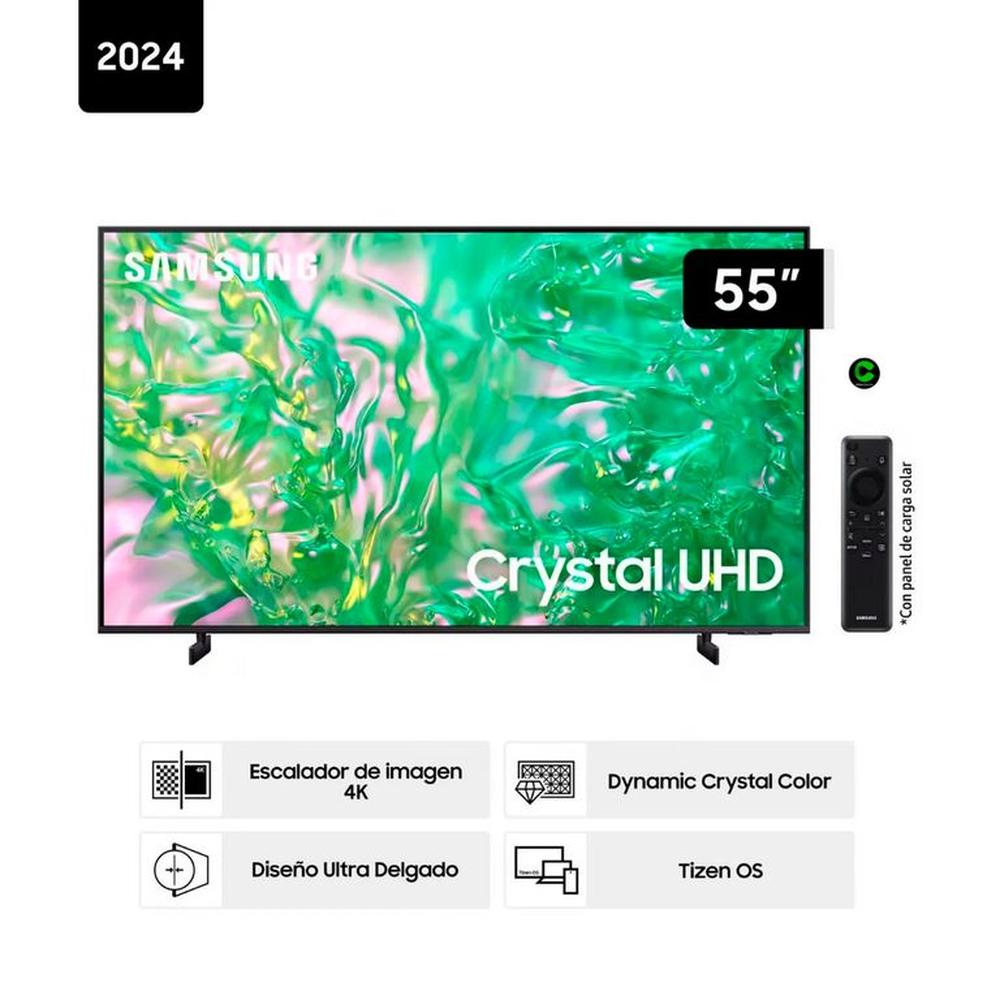 Televisor Samsung UN55 DU8000GXPE 55 Smart Tv Crystal UHD 4K