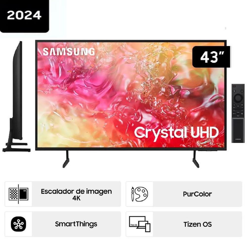 Televisor Samsung 43 Led Crystal UHD 4K 43DU7000