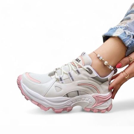 Zapatilla Mujer Ecohannas 2086L-55 Color Rosado Talla 37