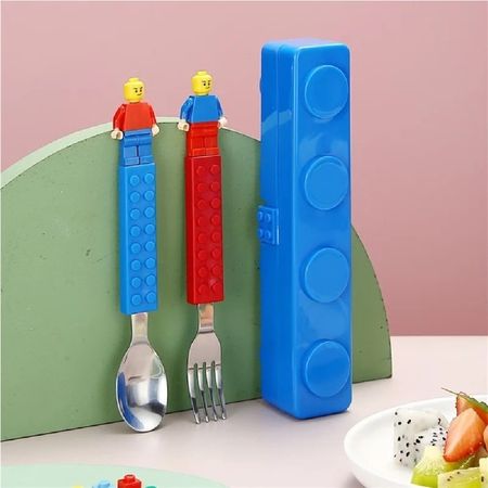 Set de Cubierto en Forma de Bloque