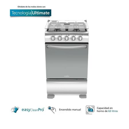 Cocina de Piso a Gas Mabe TX5110P2 52 CM Inox