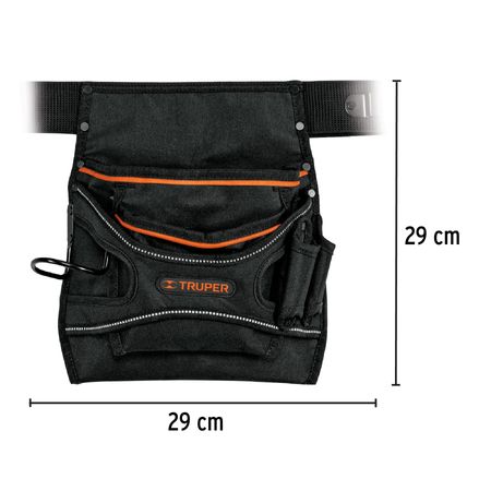 Cinturon Porta Herramientas de Poliester 13 Compartimentos Truper 15313