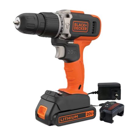 Taladro Percutor Inalámbrico Black & Decker 3/8