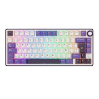 Teclado Royal Kludge R75 Wired 75% Blackberry Mouse Switch K Silver