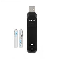 Pilas Recargables BESTON AAAA Alcalina. Incluye cargador USB