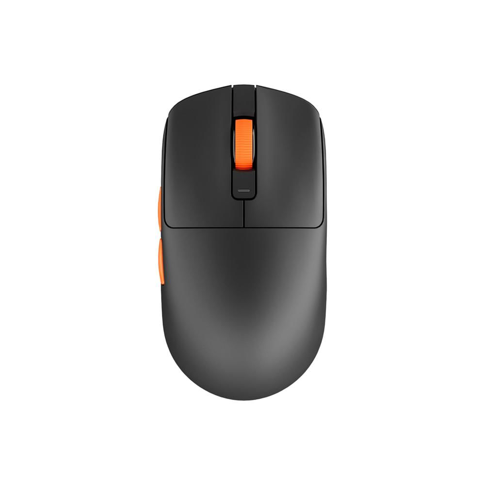 Mouse Gamer Royal Kludge M30-Paw 12000 Dpi Wireless BT Black Orange