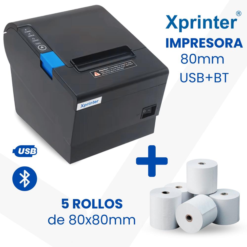 Impresora Ticketera Térmica 80MM USB y Bluetooth XPRINTER XP-Q801K