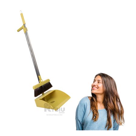 Utensilio de Barrer y Limpieza Amarillo Y+Post-it adhesivos