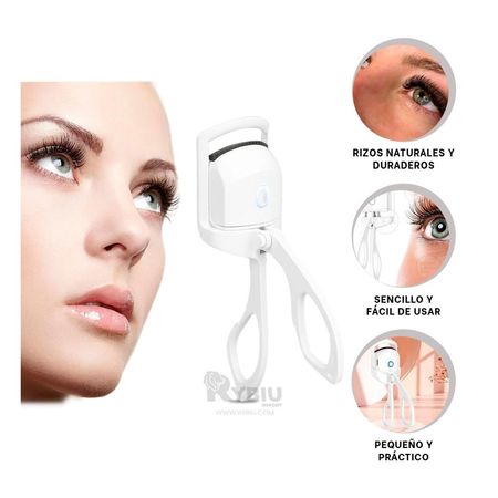 Curling Practico para Pestañas Blanco Y+Banderitas Adhesivas
