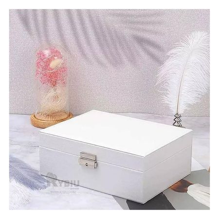 Alhajero Estético de 2 Niveles Blanco Y+Banderitas Adhesivas BE32625021