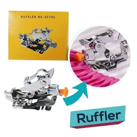 Prensatela para Fruncir Ruffler Plizador para Maquina Coser Domestica