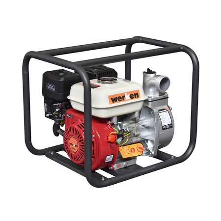 Motobomba a Gasolina Werken WB20 2' 6.5 HP Gris de Metal