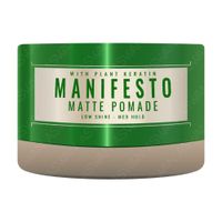 Manifesto Matte Pomade Low Shine - Med Hold Verde
