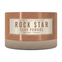 Rock Star Clay Pomade Dry Look - Straong Marron