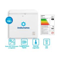 CONGELADORA INDURAMA CI-220BL 198LITROS DEFROST BLANCO