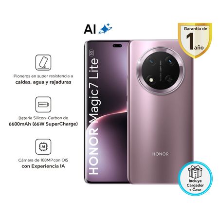Celular Honor Magic7 Lite 512GB 8GB BRP-NX3 6.7