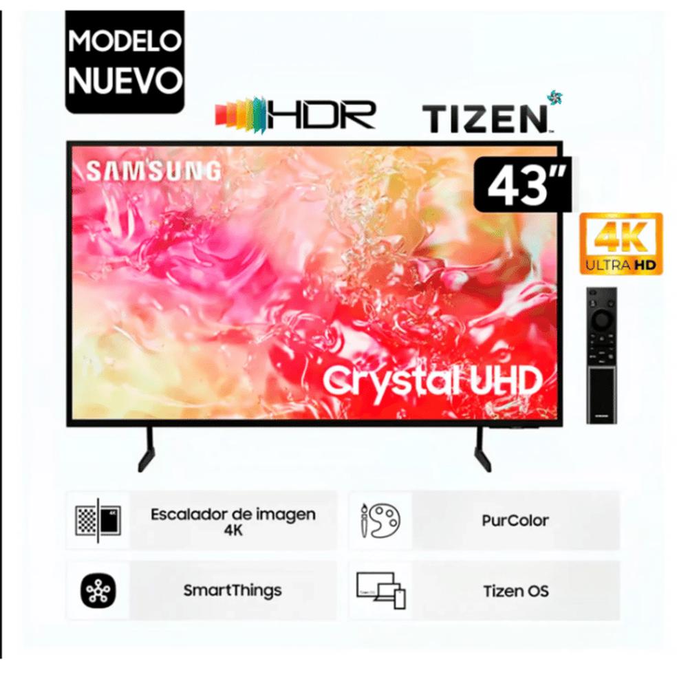 TV SAMSUNG 43"" UN43DU7000 Crystal UHD 4K Smart TV