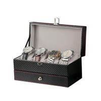 Elegante Organizador de Relojes y Joyas de Doble Capa