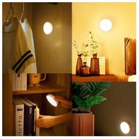 Pack de 4 Foco Lámpara Led con Sensor de Movimiento Recargable USB