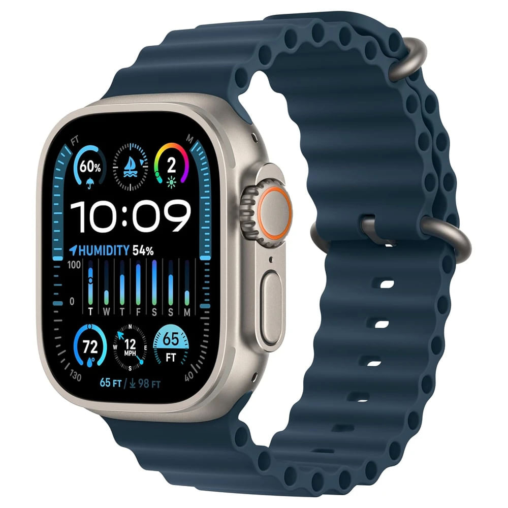 Apple Watch Ultra 2 GPS + Celullar 49mm | Case Natural + Ocean Band Azul