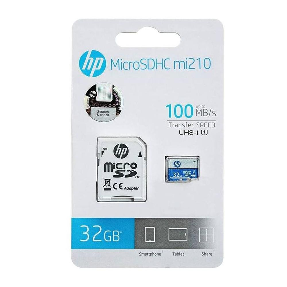 Memoria HP MICRO SD 32GB CLASE 10 UHS-I 80MBS