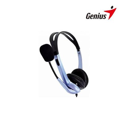 Audifono Genius con Microfono Blue HS-04S Single Plug - Para Laptop