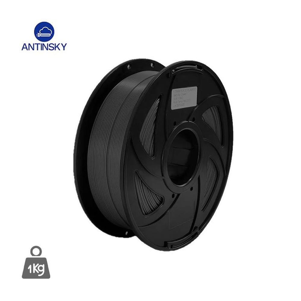 Antinsky Filamento de Impresión 3D 175mm PLA+ Black
