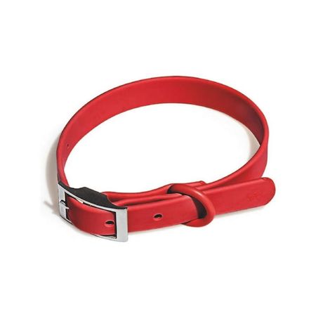 Collar Para Perros PVC Impermeable Rojo - Talla S