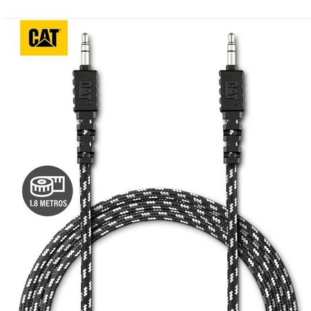 Cable Auxiliar De Audio CAT Resistente 3-5mm a 3-5mm 1-8Metros