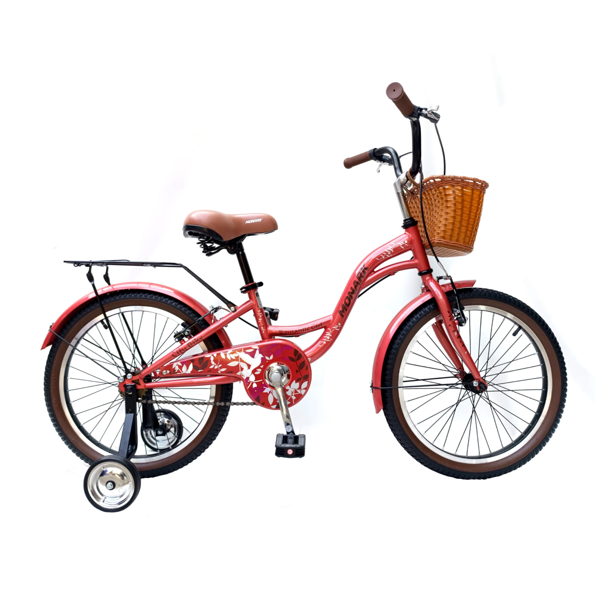 Bicicleta infantil Romántic Girl terra rosa MONARK aro 20