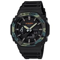 Reloj Casio G-Shock Carbon Core GA2100SU-1A Digital Analógico Luz Led Negro Camuflado