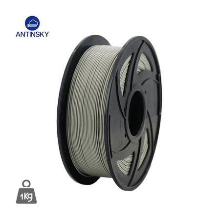 Antinsky Filamento de Impresión 3D 175mm PLA+ Grey