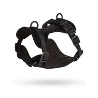 Pechera Para Perros Nailon Ajustable Negro - Talla S