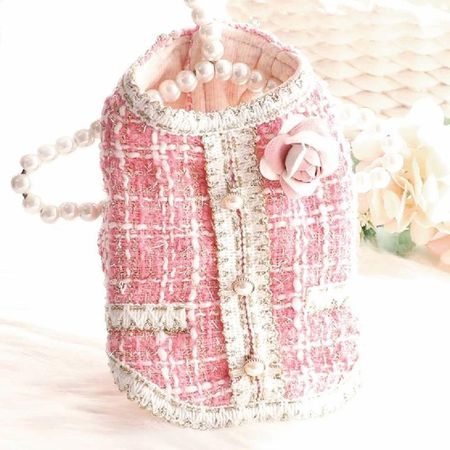 Ropa Para Perros Vestido Elegante Rosado - Talla S