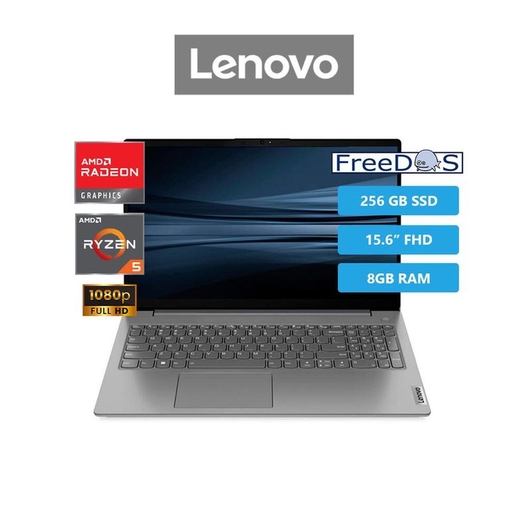 Notebook V15 G4 AMN 15.6 FHD TN Amd Ryzen 5 7520U 2 2.8 4.3Ghz 8Gb 256GB SSD LPDDR5-4800 Freedos