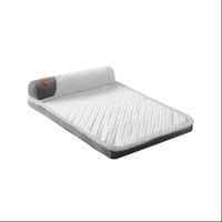 Cama Colchón Para Perros Funda Extraíble Gris - Talla M