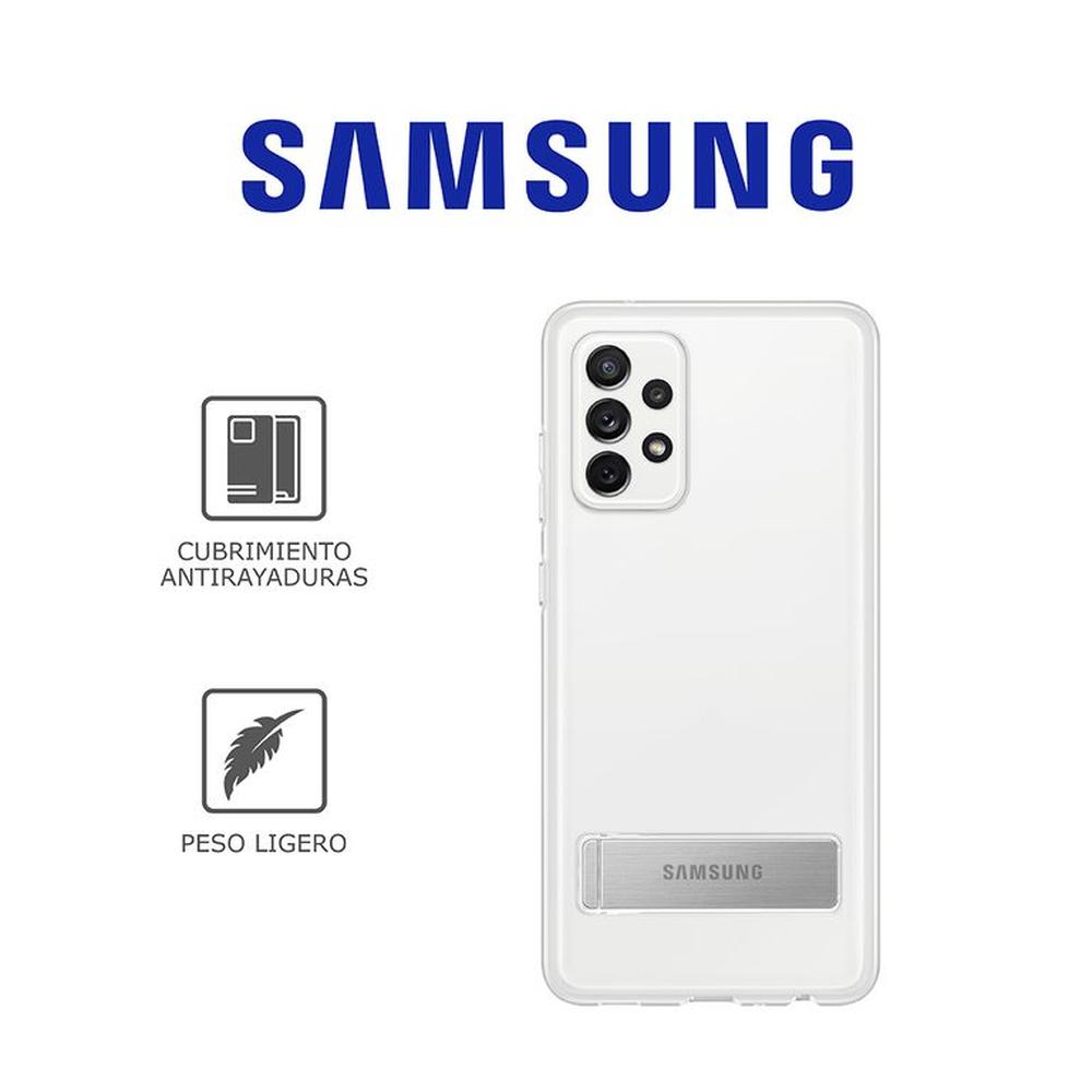 Case Ssg Clear Standing Cover EF-JA725 Para Galaxy A72 Transparente