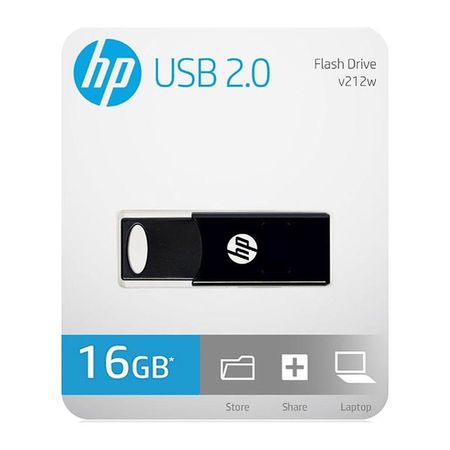 Memoria USB HP 2.0 16GB Flash Drive V212W Negro