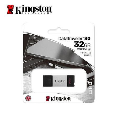Memoria USB-C Kingston DT80 32GB 200Mbs