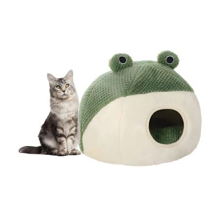 Cama Rana Cueva Para Mascotas Suave - Talla M