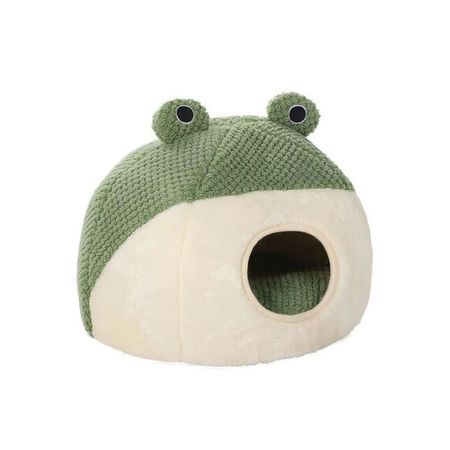 Cama Rana Cueva Para Mascotas Suave Talla S