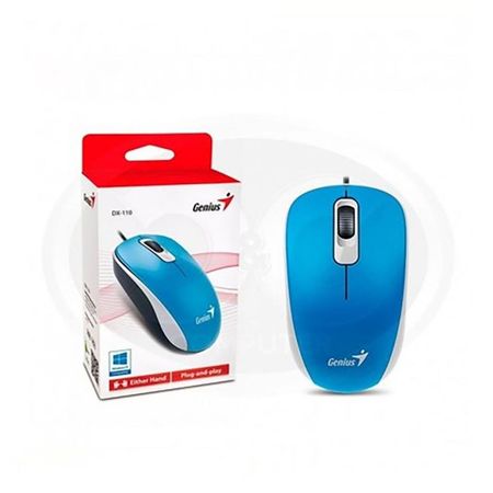 Mouse Genius Alambrico Dx-110 - Azul
